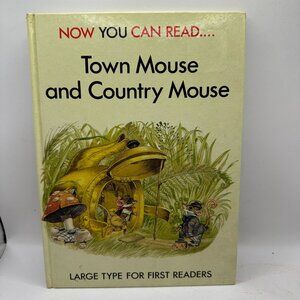 Town Mouse and Country Mouse Hardcover Brimax Book 1985